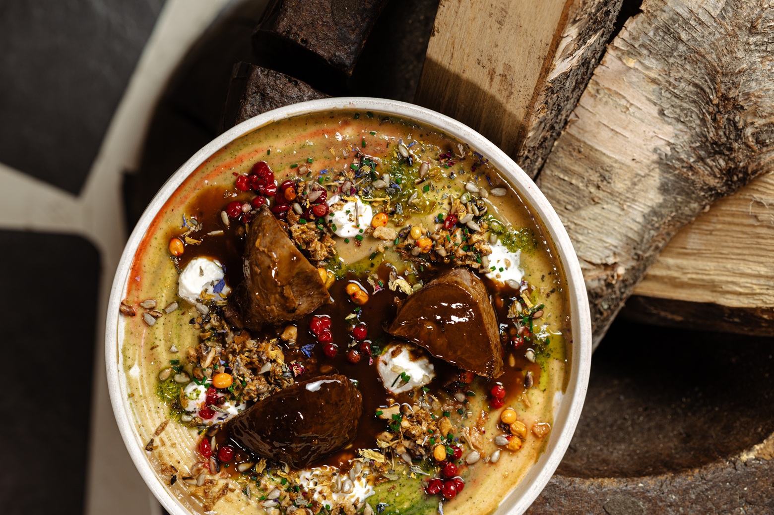 Томленый лось, хлебный мисо, дары леса_«19», Нижний Новгород.jpeg