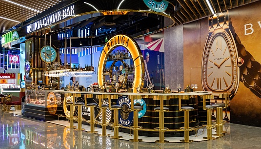 В Шереметьево появился Beluga Caviar Bar